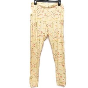 LuLaRoe Yellow Soft Leggings Tall and Curvy TC